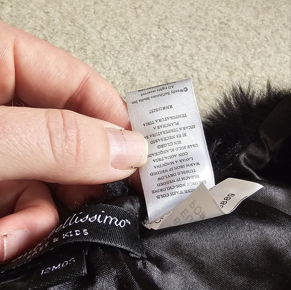 Baby Girl Winter Jacket, Faux Fur baby coat, excellent condition - Picture 5 of 8